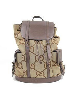 Gucci Jumbo GG Backpack Canvas